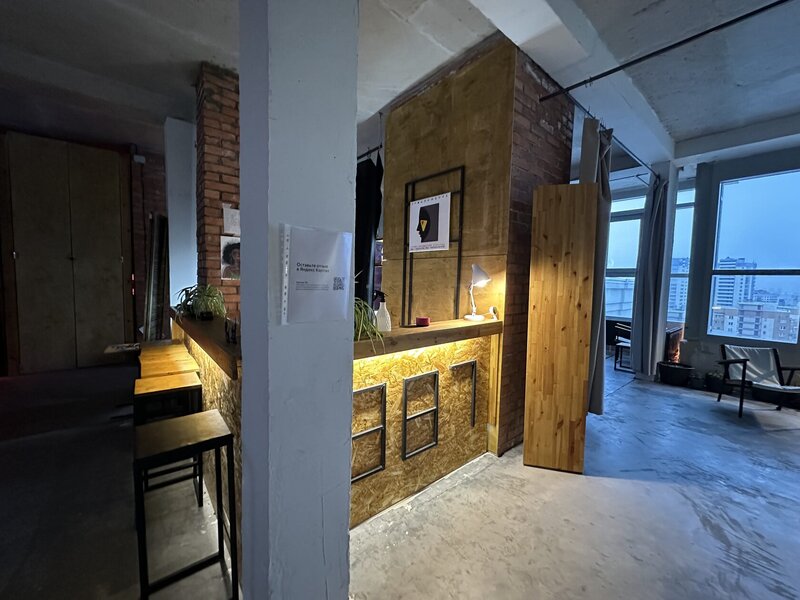 Вид на студию с высоты